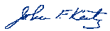 (-s- John F. Keitz)